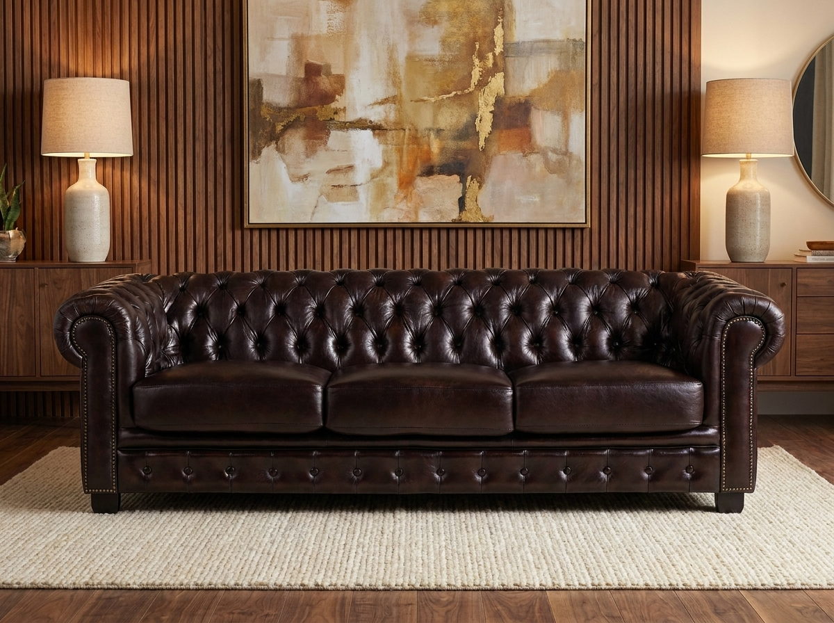 Canapé Chesterfield Vintage