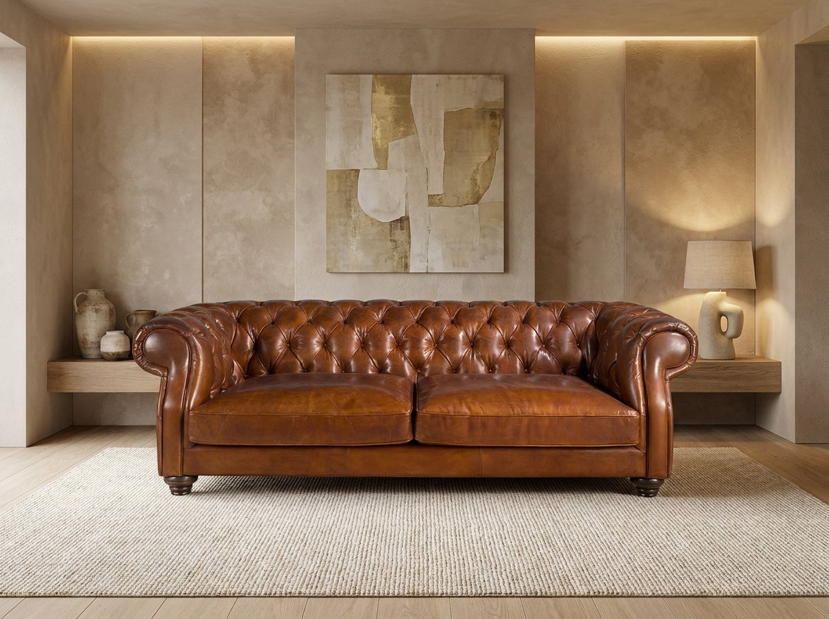 Grand Canapé Chesterfield XXL
