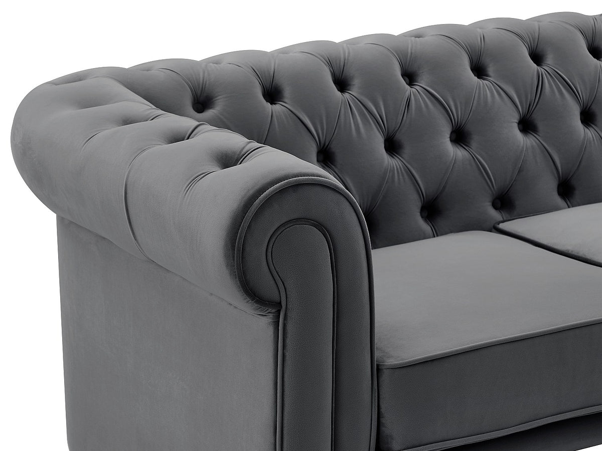 Assise déhoussable du canapé chesterfield MELROSE 2 places