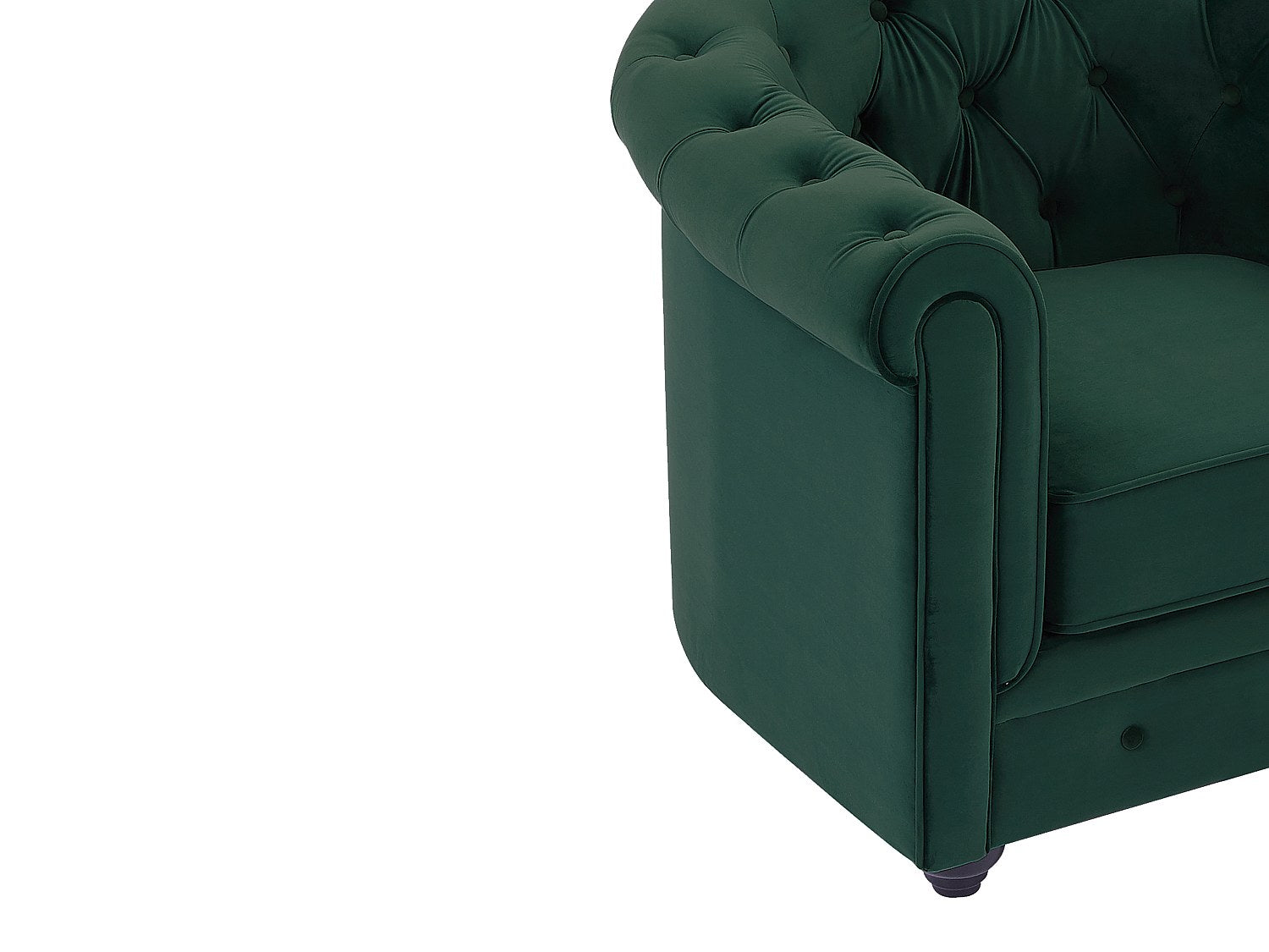 Assise déhoussable du canapé chesterfield AINSLEY 3 places