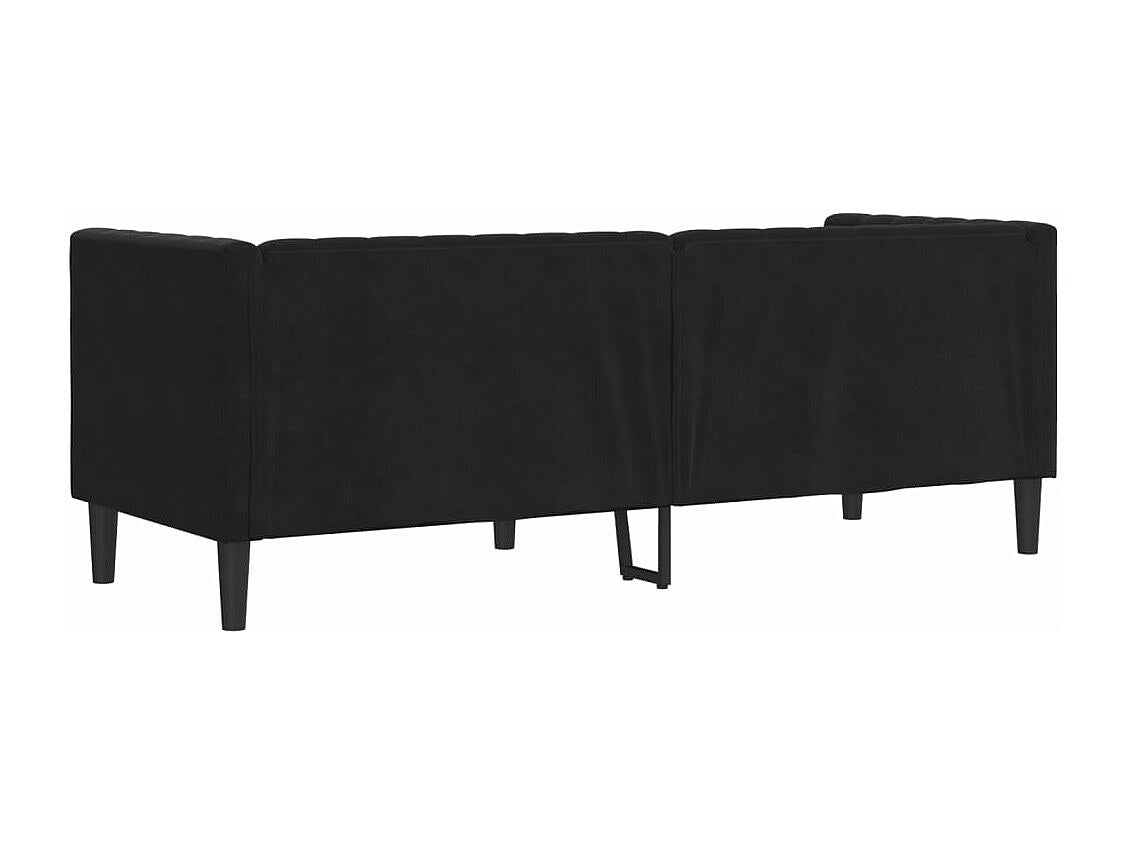 Traversins du canapé chesterfield OSBORNE 3 places velours