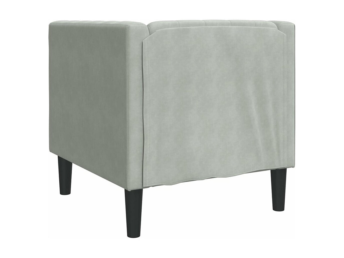 Dossier capitonné du fauteuil chesterfield CROMWELL en velours