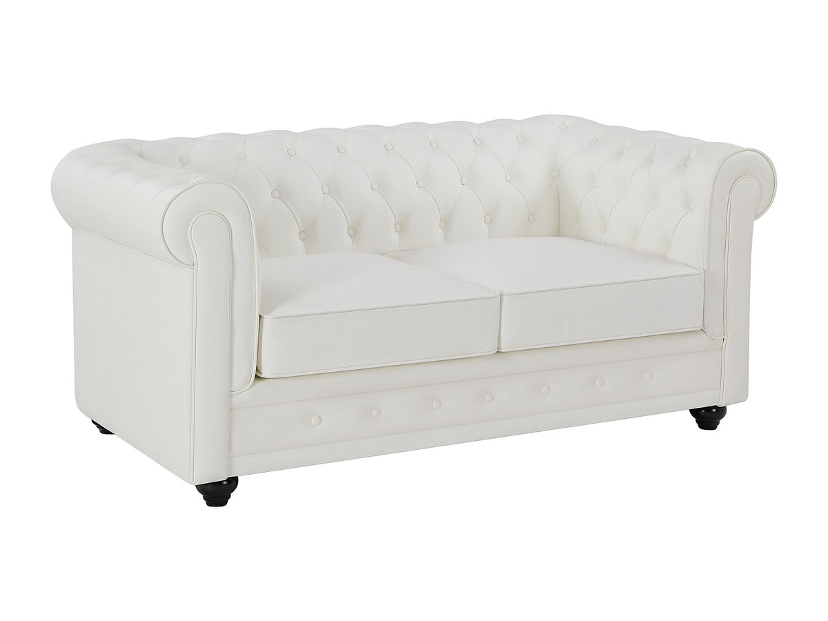 Assise déhoussable du canapé chesterfield BEAUMONT 2 places