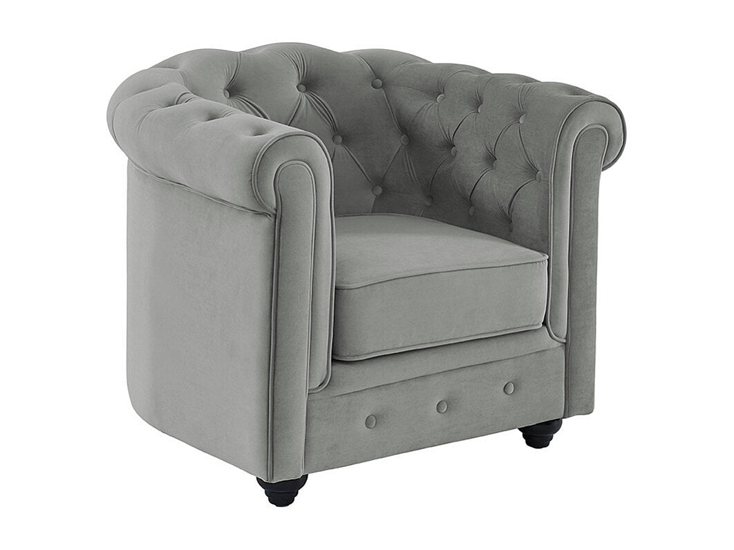 Accoudoirs et assise déhoussable du fauteuil chesterfield ILFORD