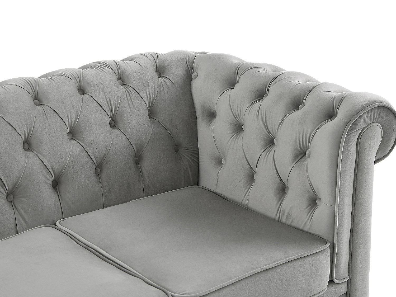 Assise déhoussable du canapé chesterfield FULHAM 3 places
