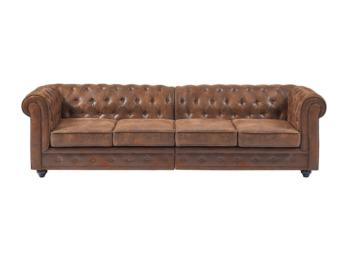 Assise déhoussable du canapé chesterfield CARLTON 4 places