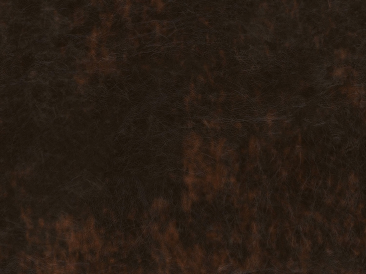 Pieds en bois du canapé chesterfield BRENTON 2 places cuir chocolat