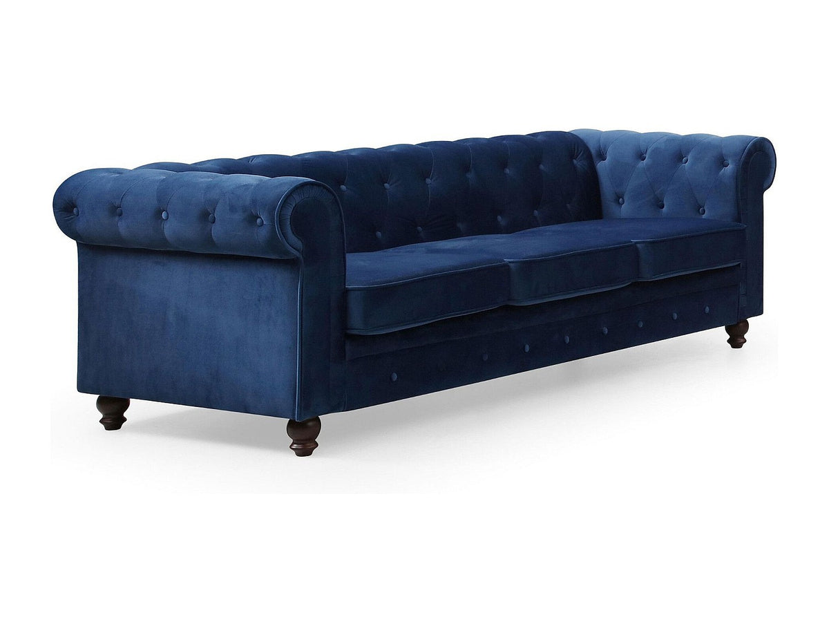 Assise capitonnée du canapé chesterfield WINDSOR 3 places
