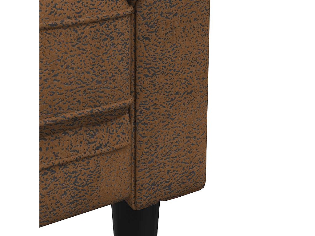 Capitonnage du canapé chesterfield RALEIGH 3 places marron