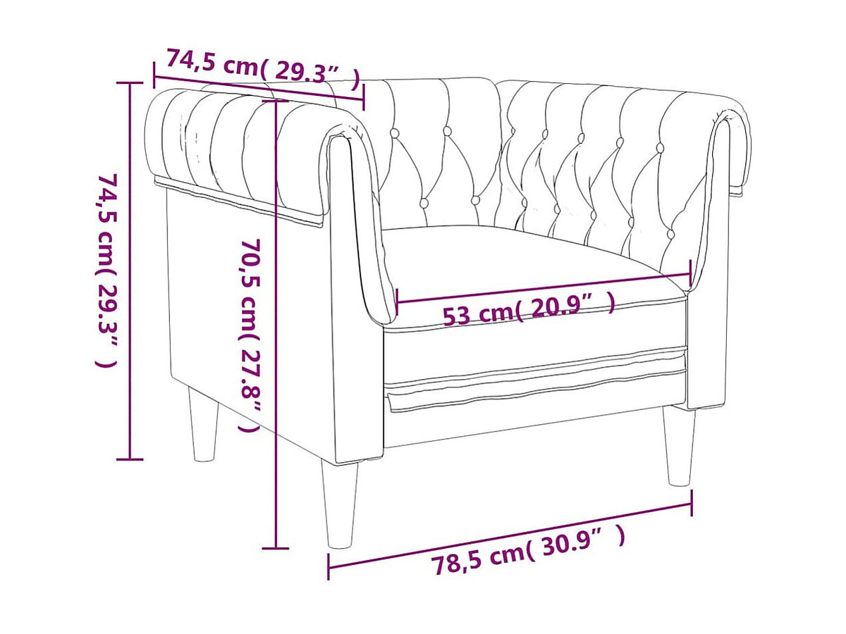 Accoudoirs roulés du fauteuil chesterfield NORFOLK vert foncé