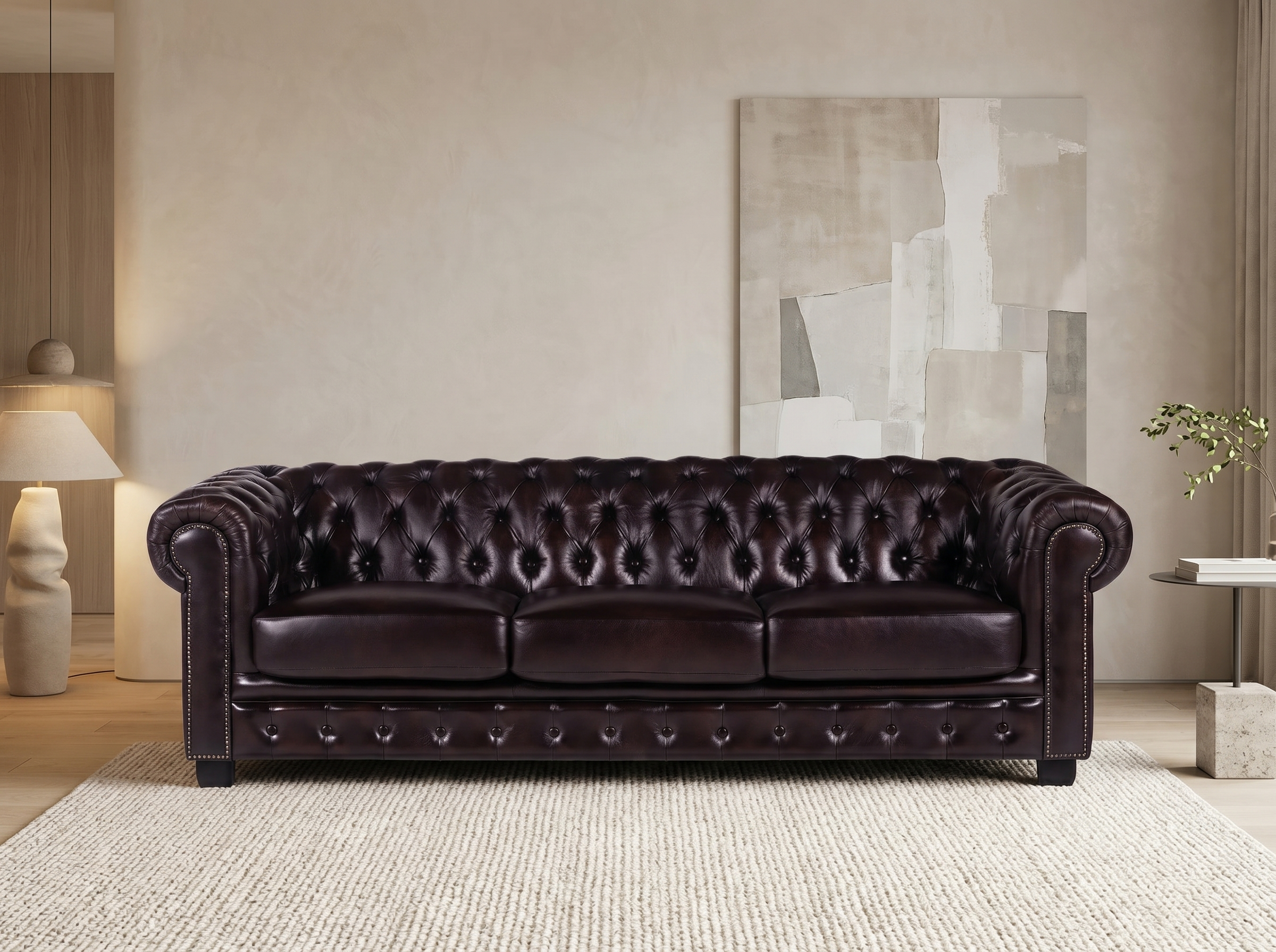 Canapé Chesterfield 4 places