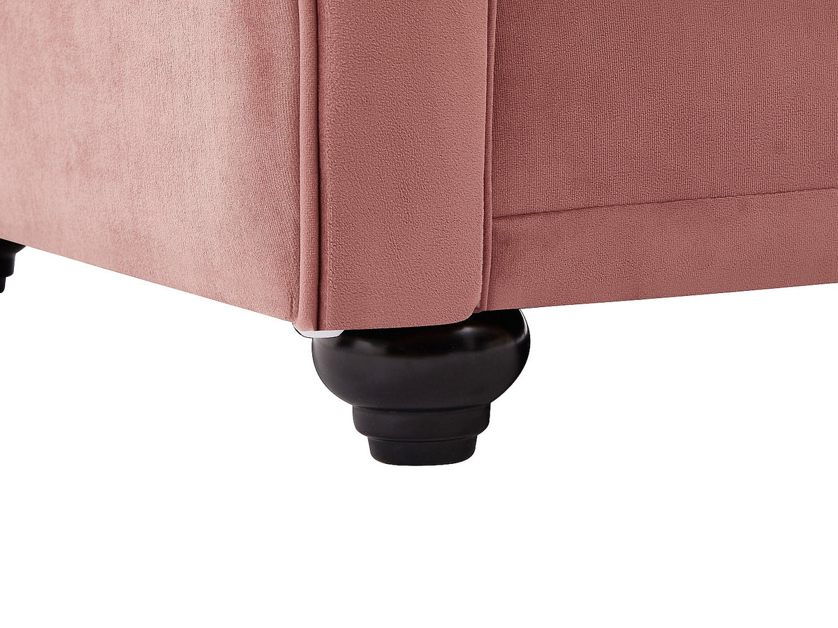 Assise déhoussable du canapé chesterfield GORDON 2 places