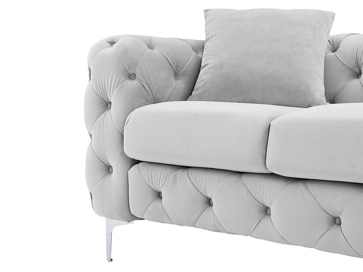 Assise déhoussable et coussins du canapé chesterfield EDWINA