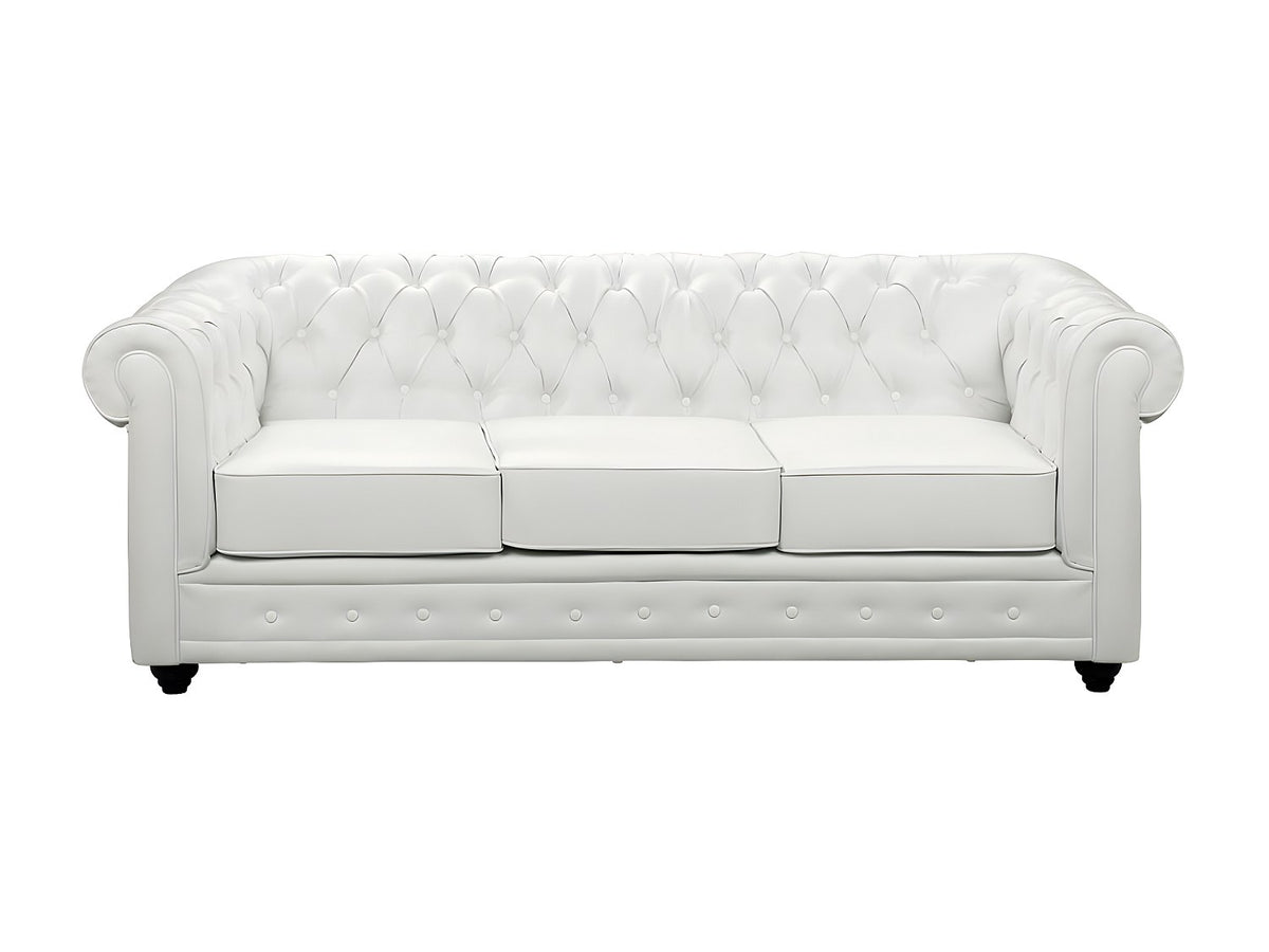 Assise déhoussable du canapé chesterfield IRVING 3 places