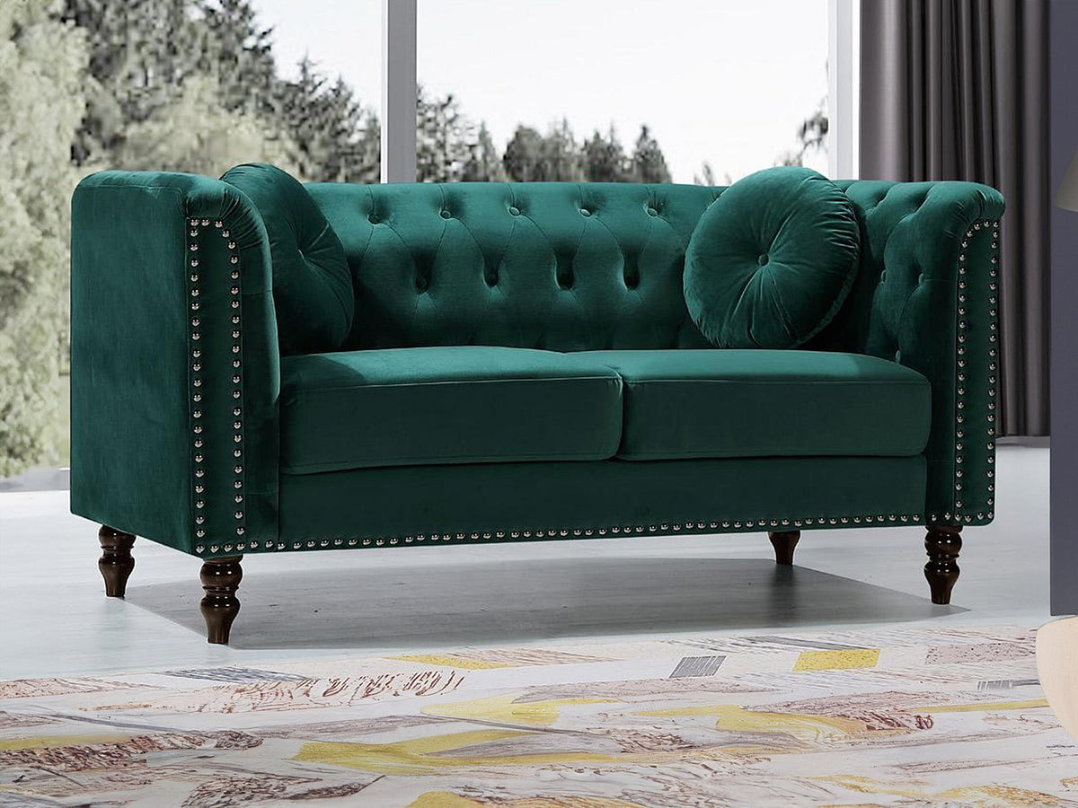 Assise déhoussable du canapé chesterfield TURNER 2 places