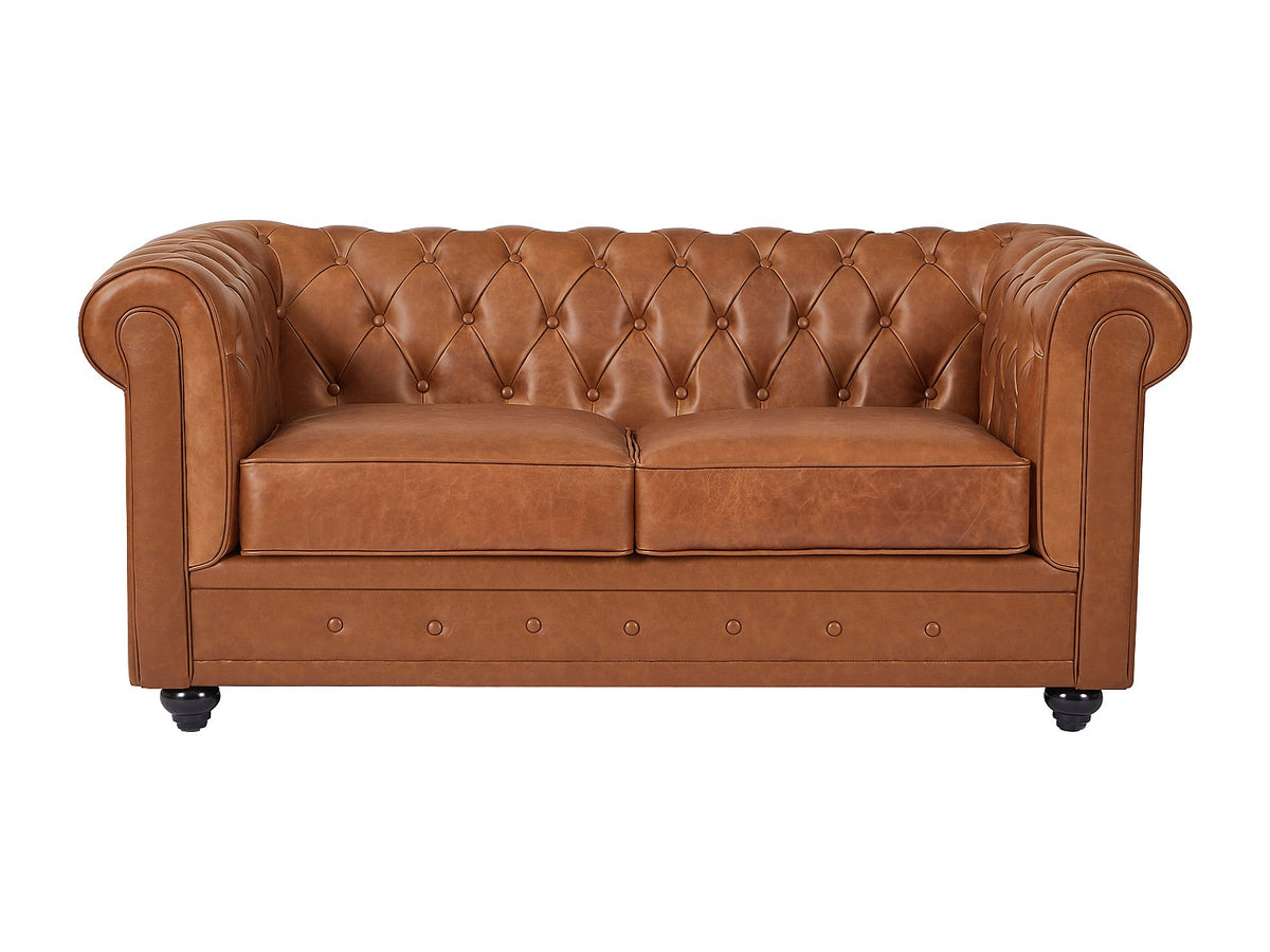 Assise déhoussable du canapé chesterfield THAMES 2 places
