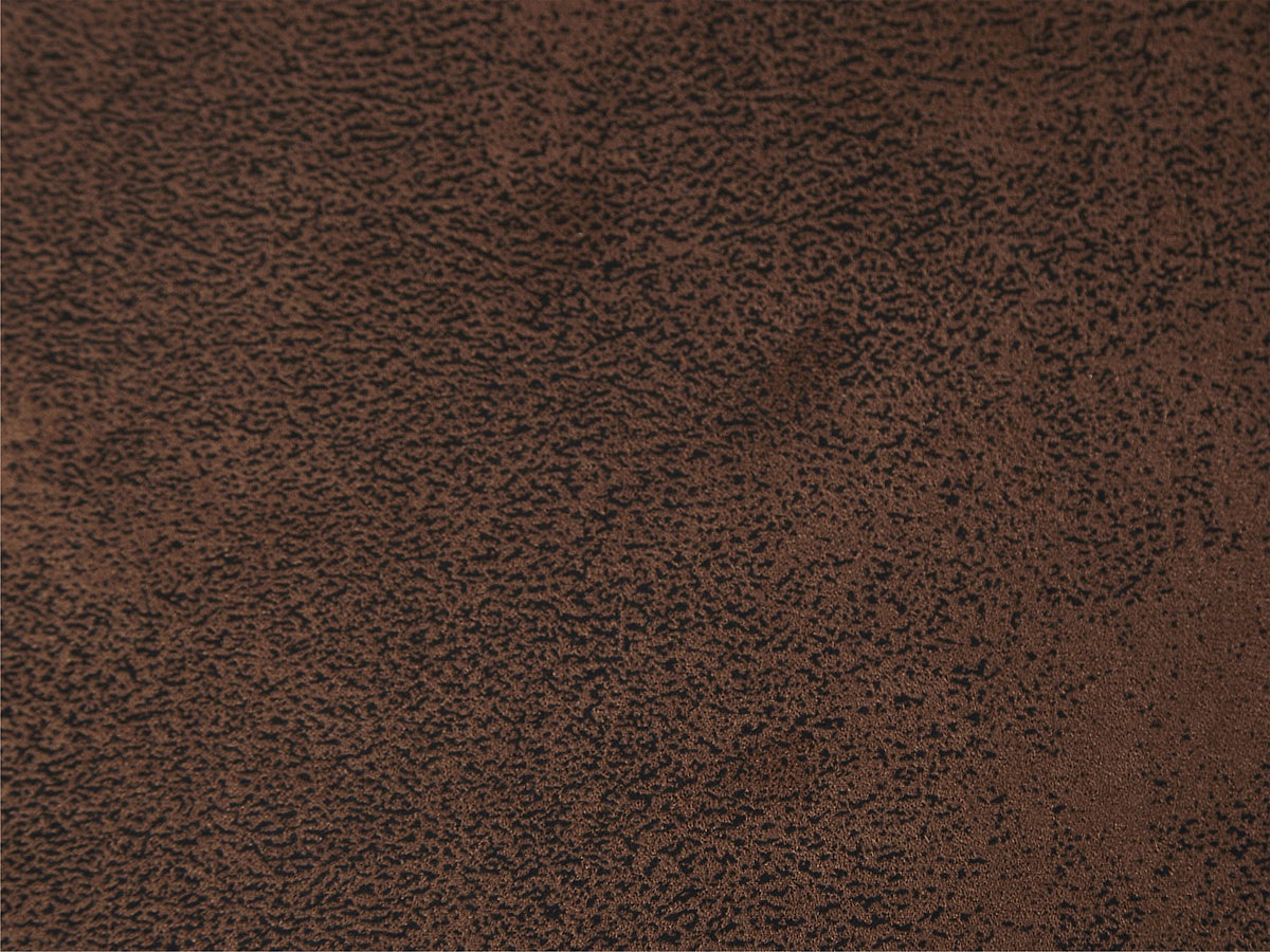 Canapé chesterfield convertible CARLTON marron vu de profil