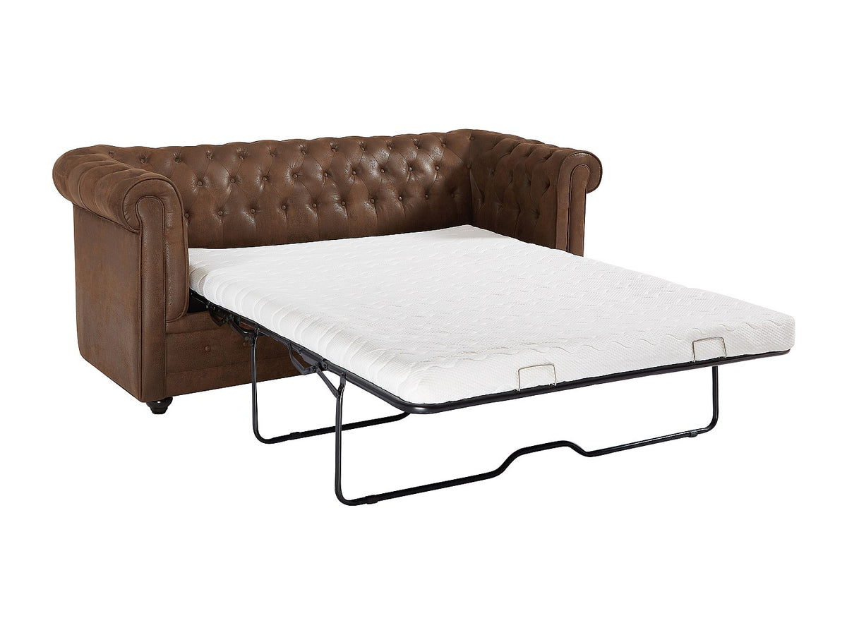 Assise déhoussable du canapé chesterfield convertible CARLTON