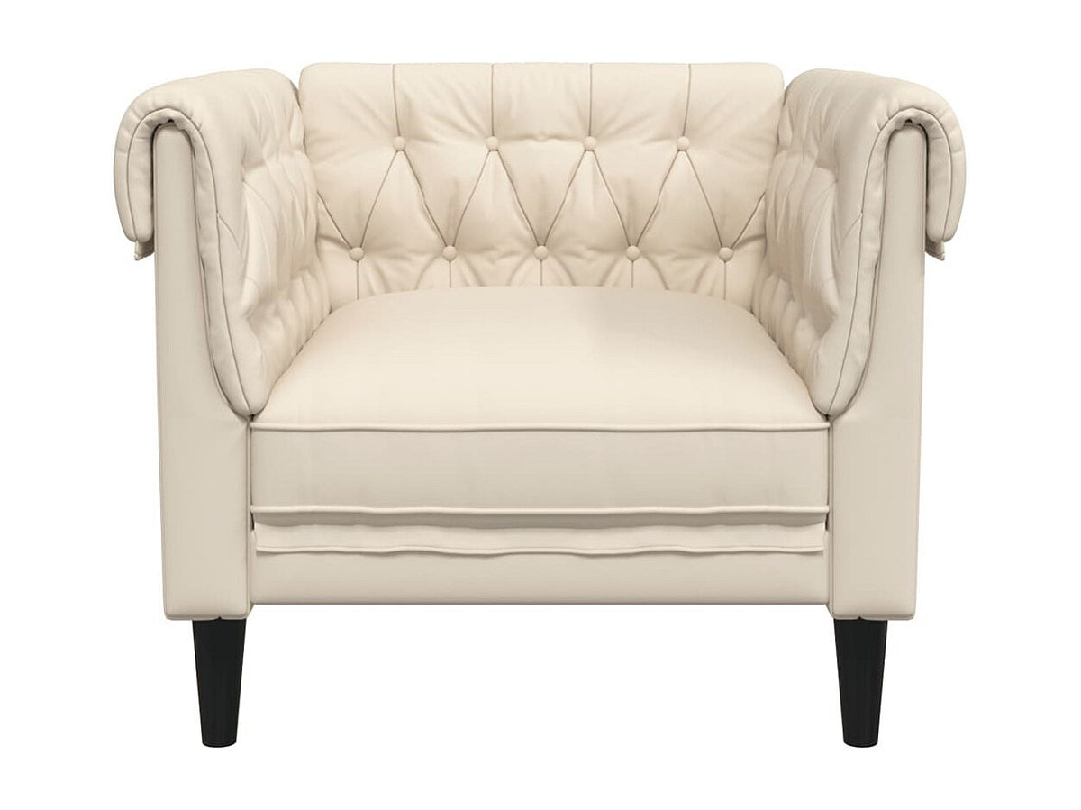 Assise rembourrée du fauteuil chesterfield GALTON 1 place
