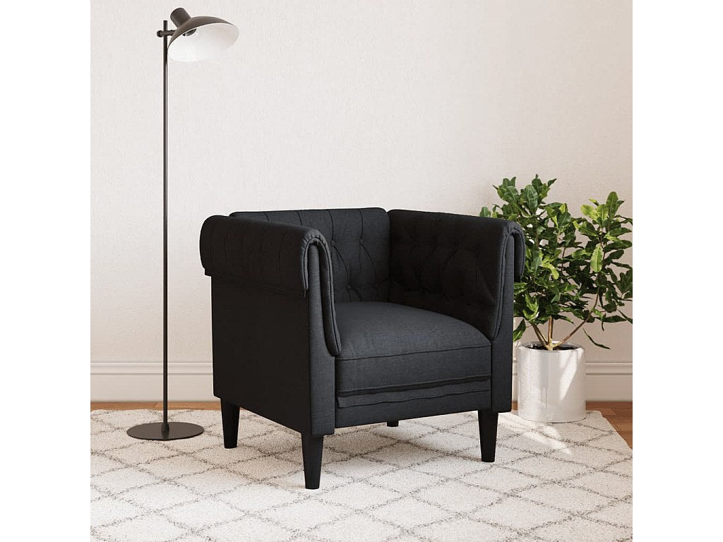 Accoudoirs roulés du fauteuil chesterfield GRAFTON