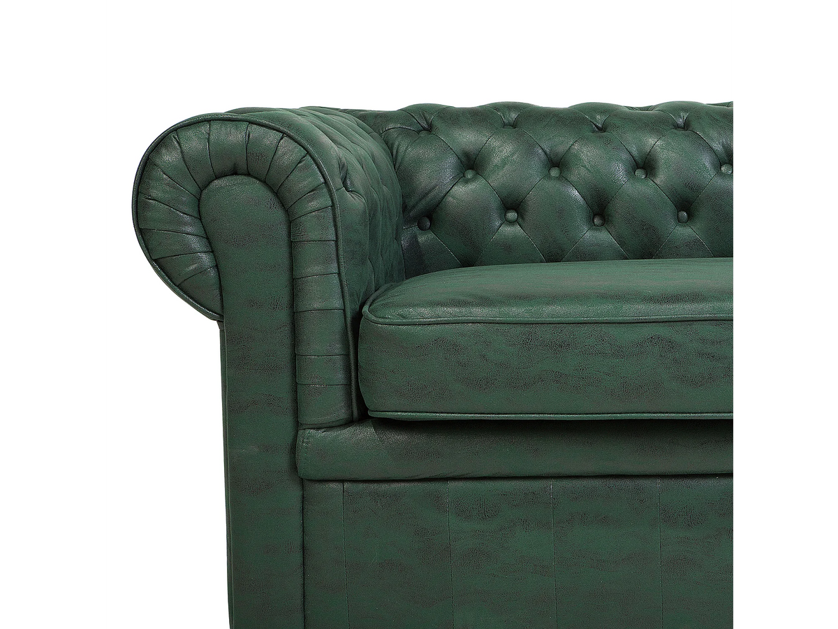 Assise rembourrée du canapé chesterfield BRAMPTON 3 places