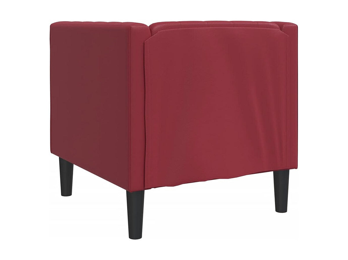 Dossier capitonné du fauteuil chesterfield IRWIN 1 place