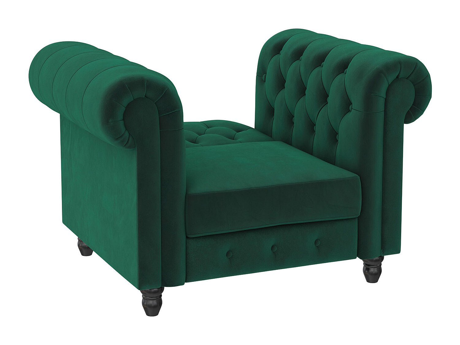 Dossier inclinable de la méridienne chesterfield FELIX