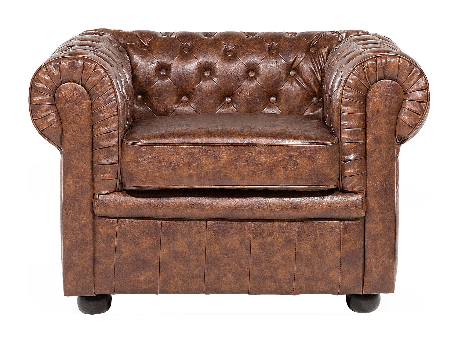 Dossier capitonné du fauteuil chesterfield HALSTED